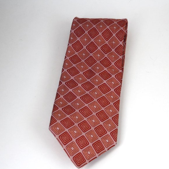 Ted Baker London silk Necktie orange pink Men's accessories neckwear col… - Picture 1 of 4